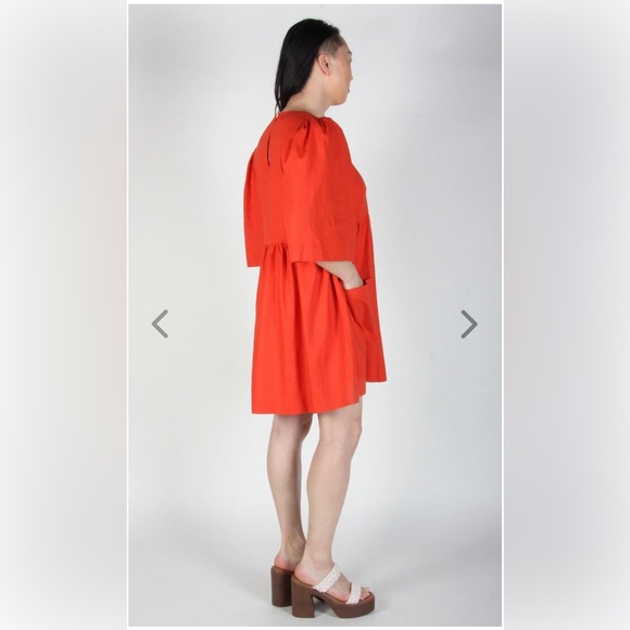 Chimney Swift Dress in Poppy - Picture 4 of 10